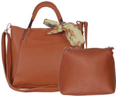

aaradhya creations Girls Casual Brown PU Hand-held Bag