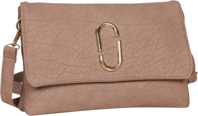 

Bagkok Women Casual Pink PU Sling Bag