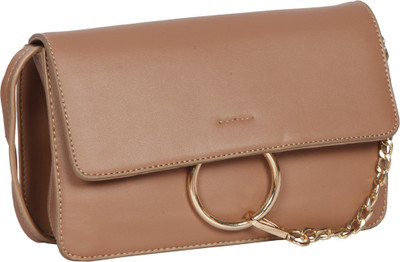 

Bagkok Women Casual Pink PU Sling Bag