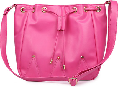 

Women Marks Women Casual Pink PU Sling Bag