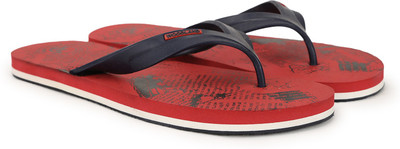 

Woodland Slippers, Red/navy