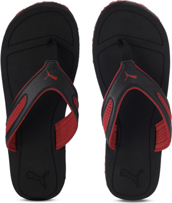

Puma Fling Tech IDP Flip Flops, Puma black-high risk red