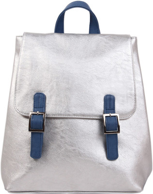 

Mohawk Silver Disco Backpack Small Travel Bag - Onesize(Silver)