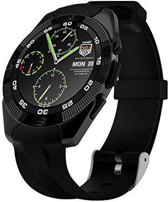 

ESTAR Presenting Bluetooth Smartwatch with Sim- Card Support Compatible Black Smartwatch(Black Strap Free Size)