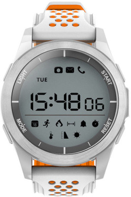 

TOMTOP Outdoor Sport Smart Watch,Waterproof BT Sport Smartwatch Smartwatch(White, Orange Strap Free size), Orange;white