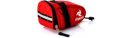 

Raida Sporty Red Bicycle Saddle Bag(Red, Saddle Bag