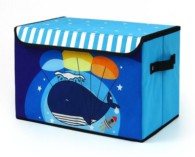 

r n Printed_Box_Whale Storage Box(Blue)