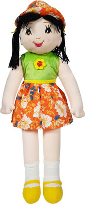 

Ultra Candy Doll Soft Toy Floral Dress Orange - 27 inch(Yellow)