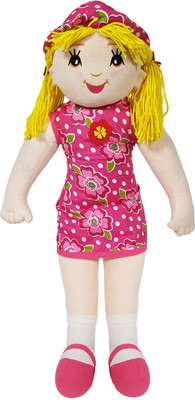 

Ultra Candy Doll Soft Toy Floral Dress - 27 inch(Pink)