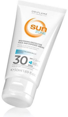 

Oriflame Sweden Sun Zone Whitening Protector Face and Exposed Areas SPF 30 High - SPF 30 PA++(50 ml)