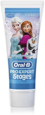 

Oral-B Pro-Expert Stages Toothpaste 75ml - Fruit Burst (Disney Frozen) Toothpaste(75 g)