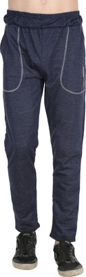 BIS Creations Solid Men Blue Track Pants Flipkart