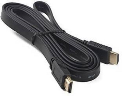

TECHON TV-out Cable hdmi cable flat 3 mtr(Black, For BluRay)