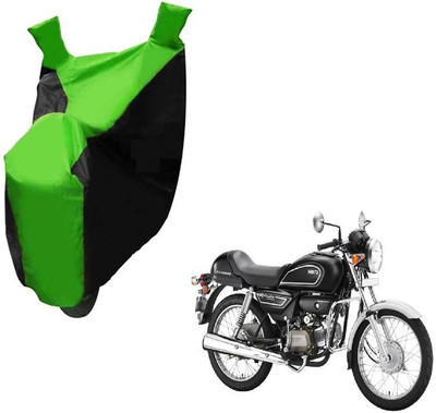 Autocraft Two Wheeler Cover for Hero(Splendor Pro Classic, Green, Black)