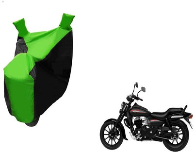 Autocraft Two Wheeler Cover for Bajaj(Avenger 220 Street, Green, Black)