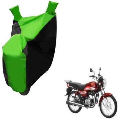 SMART Two Wheeler Cover for Hero(HF Dawn, Black, Green)