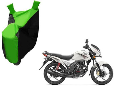 Autocraft Two Wheeler Cover for Honda(Green, Black)