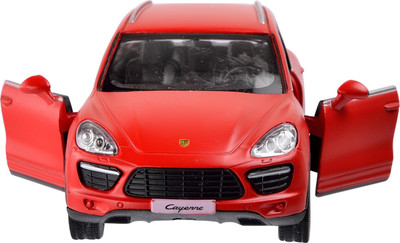 

RMZ 5''PULL BACK MATTEPorschCayene Turb Matte Red Die Cast Car(Red)