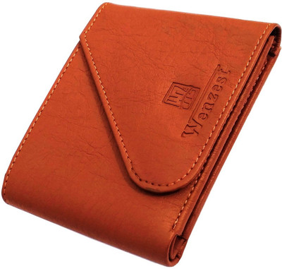 

Wenzest Men Tan Artificial Leather Wallet(3 Card Slots)