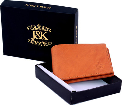 

Arfafashions Men Yellow Genuine Leather Wallet(5 Card Slots), Light yellow