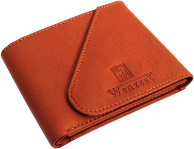 

Wenzest Men Tan Artificial Leather Wallet(3 Card Slots)
