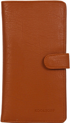 

KOOLTOPP Women Casual Tan Artificial Leather Wallet(9 Card Slots), Brown