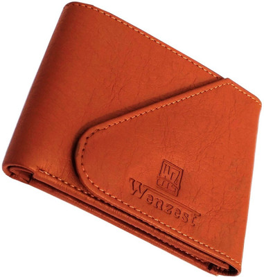 

Wenzest Men Tan Artificial Leather Wallet(3 Card Slots)