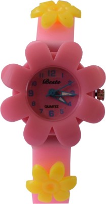 VITREND (R-TM) Pink Better Flower Design Dial And Strap New Watch  - For Girls   Watches  (Vitrend)