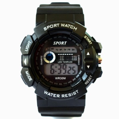 VITREND ™ Black Sports-Water Resist-Date-Day display Digital New Watch  - For Men & Women   Watches  (Vitrend)