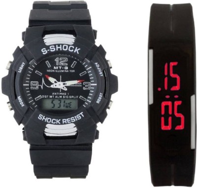 lavishable S Shock S04 Sports Combo Watch - For Men & Women Watch  - For Boys & Girls   Watches  (Lavishable)