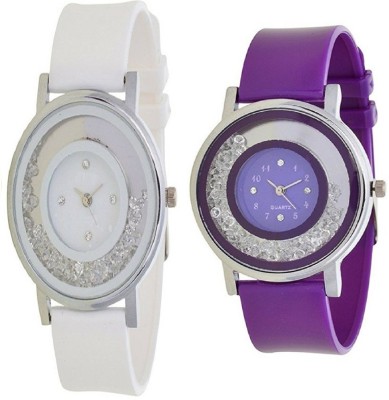 INDIUM PS0125PS NEW WHITE & PURPLE FANCY LOOK Watch  - For Girls   Watches  (INDIUM)