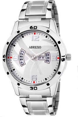 Abrexo Abx0148-White Red Gents Special Exclusive Design Day and date series Watch  - For Men   Watches  (Abrexo)