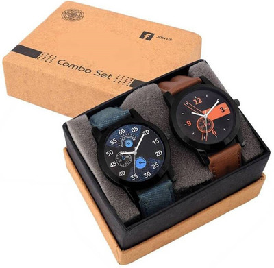 

keepkart Set Of Two Combo"s Watch - For Men