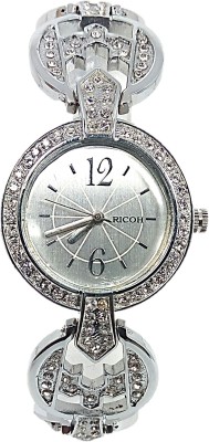 Ricoh LADIES FANCY STEEL METAL STRAP STONE Watch  - For Women   Watches  (Ricoh)