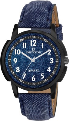 Decode DC 117 Exclusive Black Blue Analog Watch  - For Men   Watches  (Decode)