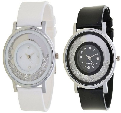 INDIUM PS0121PS NEW BLACK & WHITE COMBO Watch  - For Girls   Watches  (INDIUM)