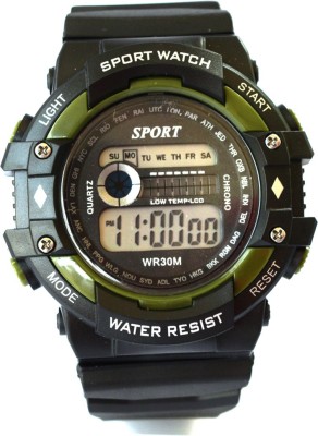 VITREND ™ Green Sports-Water Resist-Date-Day display Digital New Watch  - For Men & Women   Watches  (Vitrend)