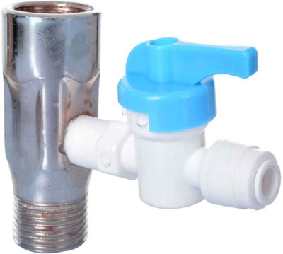 

Uraxx. Steel Inlet Ball Valve Set 1/4" + Plastic Connector for Connection of Ro/Uv Water Purifiers with Raw Water Tap Solid Filter Cartridge(.5, Pack of 2)