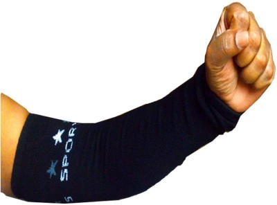 faynci Generic Sports Arm Sleeve For Sun & Abrasion Protection For Men and women Wool Arm Warmer(Black)