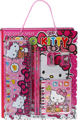 

Anvi ANG Hello Kitty Cartoon Printed Stationery Set for Kids
