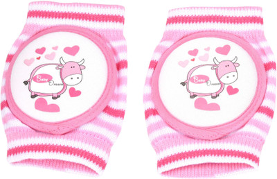

GoodStart Baby Knee Protector Pad in Pink Color For Crawling Babies, made up of Hosiery Cotton Pink Baby Knee Pads(Printed)