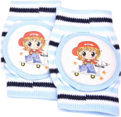 

GoodStart Hosiery Blue Knee Protector Pad For Crawling Babies Blue Baby Knee Pads(Printed)