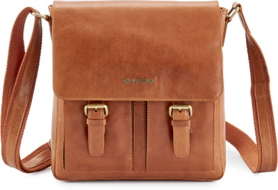 

Calfnero 108814-Camel Sling Bag(Brown, 12 inch)