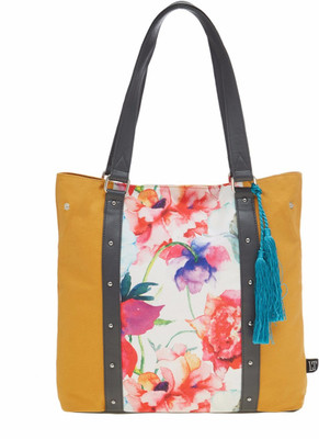 

Lemon Trunk Watercolor printed Floral Blossom Shoulder Bag(Yellow, 5 inch)