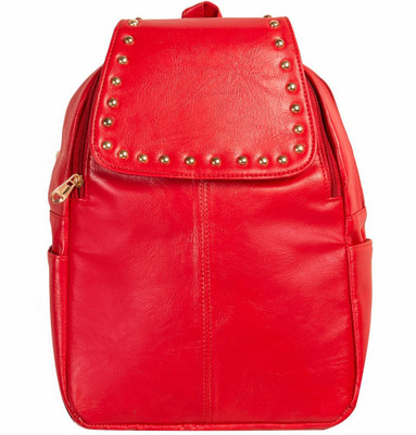 

Levise London Red Color Backpack Waterproof Backpack(Red, 12 inch)