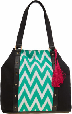 

Lemon Trunk Printed Chevron Shoulder Bag(Black, 5 inch)