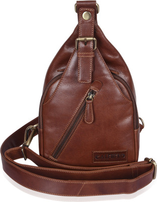 

Calfnero B-01-Cognac Backpack(Brown, 11 inch)