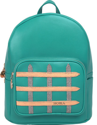 

Horra Criss-Cross Teal Backpack Backpack(Multicolor, 5 L)