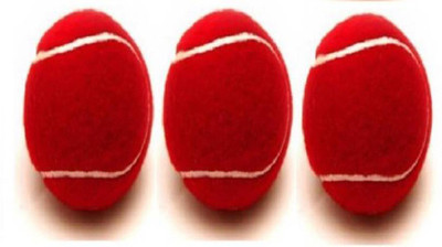 GLS Cricket Tennis Ball Superior Grip High Bounce Standard Size - Pack of 3 (Red) Cricket Tennis Ball(Pack of 3, Red) available at flipkart for Rs.170
