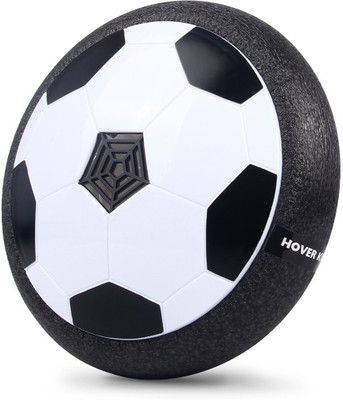 

LogicInside High Quality Original Airpower Soccer Disc Light-Up Hover ball Disk Children Sport Toys Game Training Football for Indoor or Outdoor Football - Size: 5(Pack of 1, White, Black)